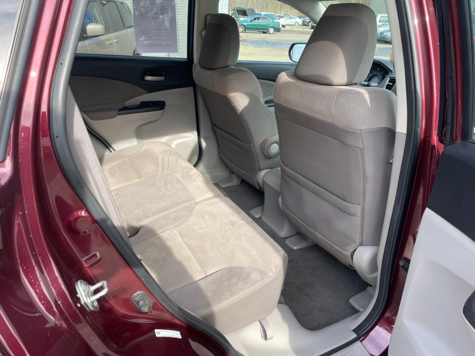 2014 Red /Gray Honda CR-V EX 4WD 5-Speed AT (5J6RM4H59EL) with an 2.4L I4 DOHC 16V engine, 5-Speed Automatic transmission, located at 547 E. Main St., Orwell, OH, 44076, (440) 437-5893, 41.535435, -80.847855 - This 2014 Honda CR-V AWD EX with a 2.4L engine and 5-speed automatic transmission offers a balanced blend of comfort, reliability, and efficiency. Equipped with ECO mode, it optimizes fuel efficiency, making it a budget-friendly option for those conscious of fuel consumption. The addition of a backu - Photo #34